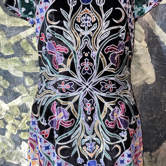 Free People Velvet Iris Maxi Dress NWT boho - Picture 5 of 6